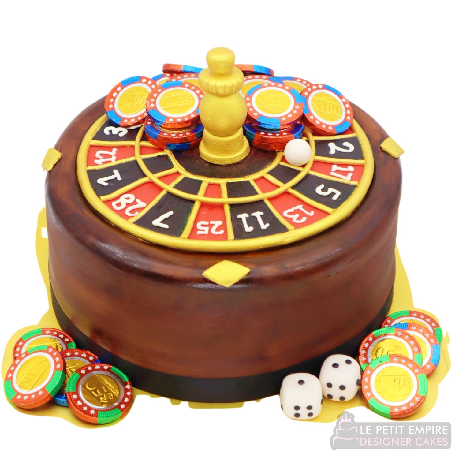 Casino Roulette Cake
