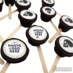Custom LOGO | Photo Print : Premium Brownie Cake Pop
