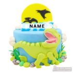 Dino Roar Birthday Cake 恐龙咆哮生日蛋糕