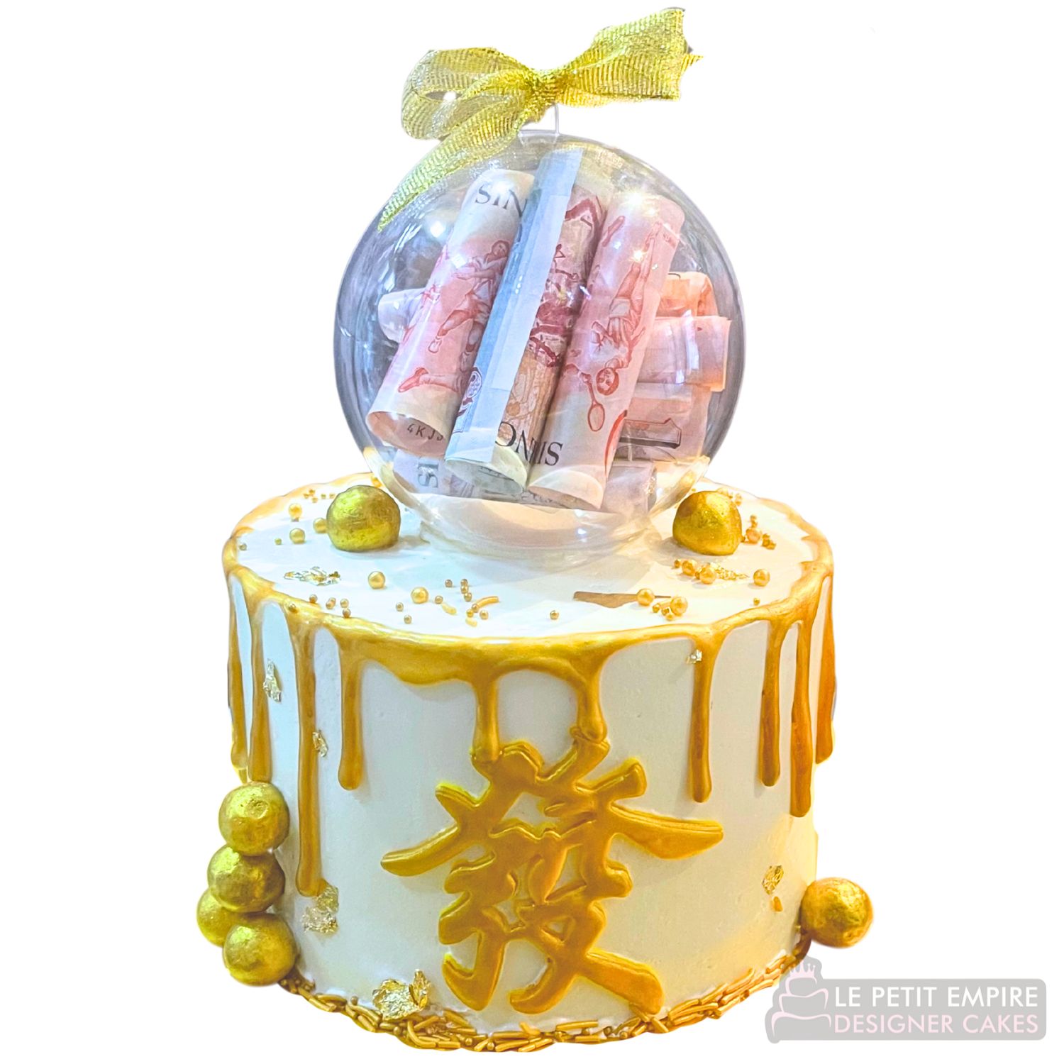 Money Ball Surprise Golden Huat Cake