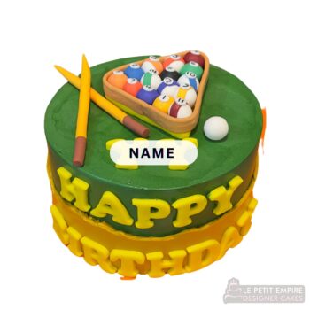 Snooker Billiard Pool Birthday Cake 台球桌生日蛋糕