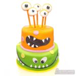 Tier Monster Party Cake