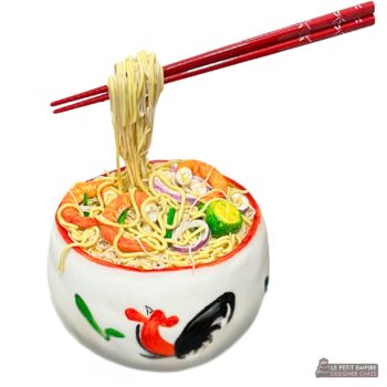 3D Realistic Hokkien Mee Noodle Cake (Fondant Sculpted, Gravity Defying)