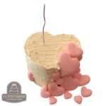The Infinite Love Pearl Heart Shaped Cake